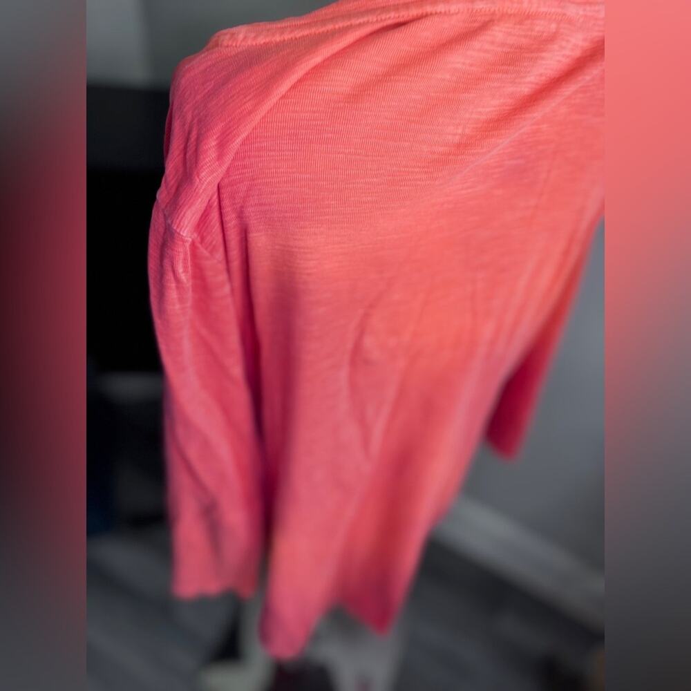 Tommy Bahama Coral to Pink Ombre Long Sleeve Tee - Picture 5 of 5